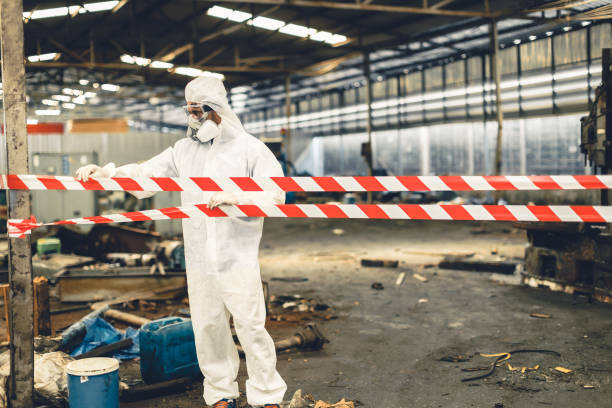 Professional Biohazard technician working in Belmont, NC